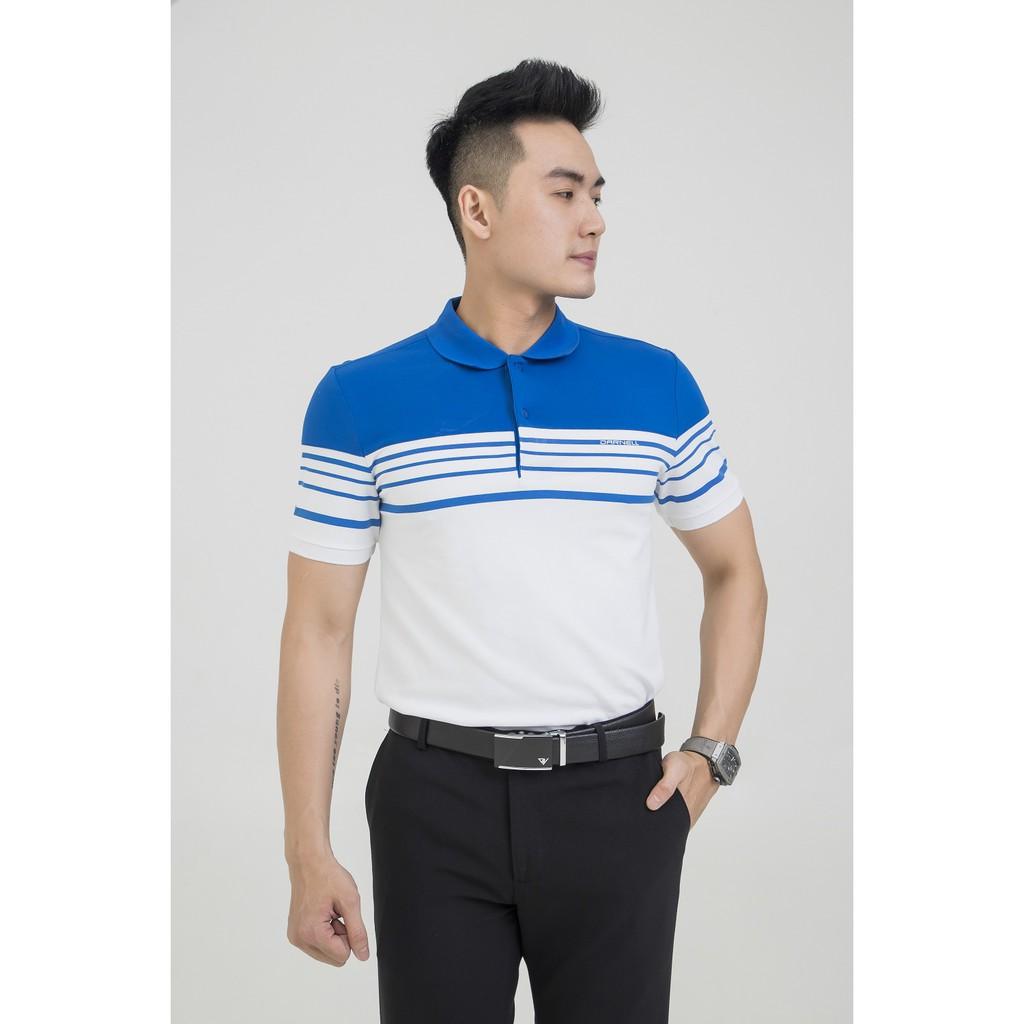 Áo thun polo nam cao cấp phối màu chất cotton mềm mịn thấm hút mồ hôi chính hãng DARNELL DN13-D3