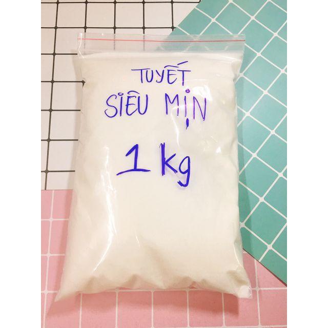 1kg tuyết nhân tạo siêu mịn dùng làm slime mây  mã TU237