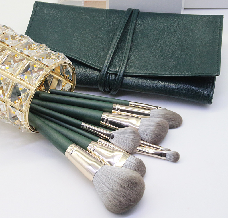 Bộ Cọ Makeup 14 Cây Cán Xanh Cao Cấp Lông Siêu Mịn Tiện Dụng Đầy Đủ Chức Năng Trang Điểm Cá Nhân Hiệu Quả  DRU - Hàng Chính Hãng