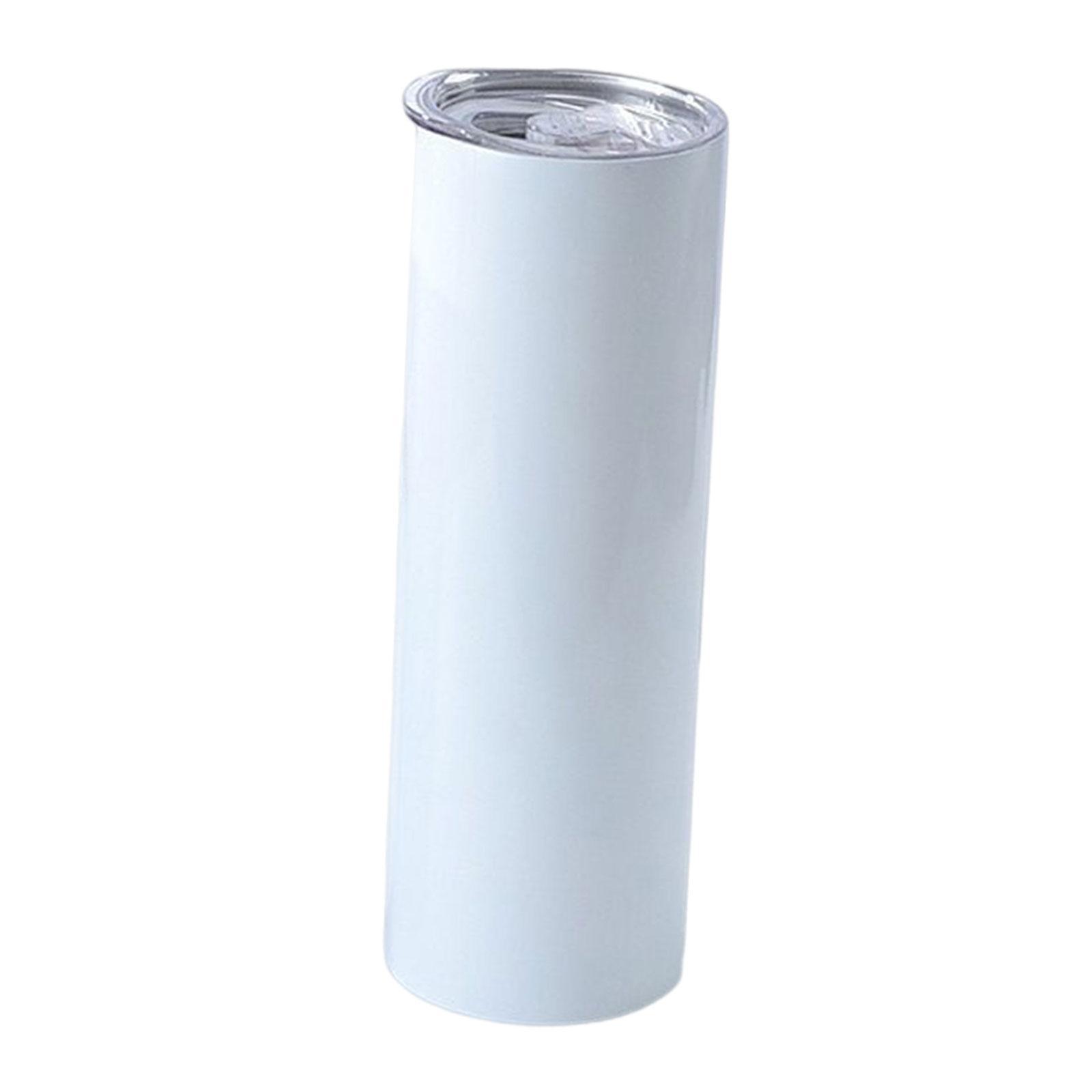 Sublimation with Lid Water Tumbler for Heat Transfer DIY Gift
