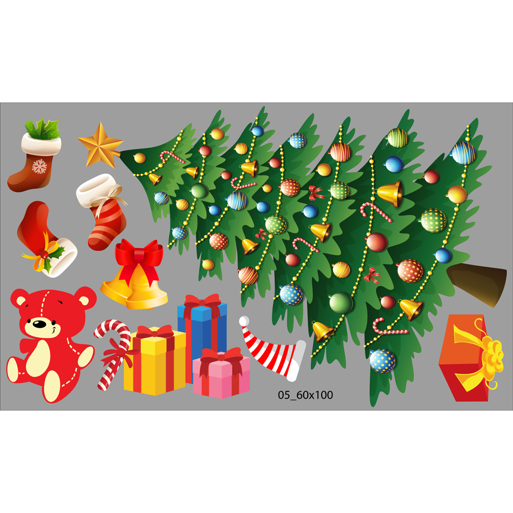 DECAL TRANG TRÍ NOEL 2021 COMBO SỐ 38