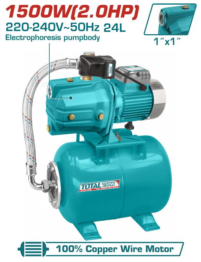 MÁY BƠM NƯỚC 1500W TOTAL TWP415006 - HÀNG CHÍNH HÃNG