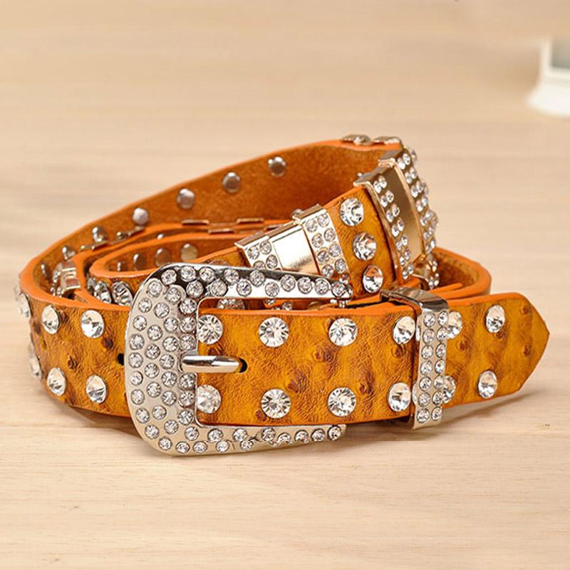 Thời Trang Mới Đá Cho Phụ Nữ Sang Trọng Thiết Kế Dây Da PU Chất Lượng Cao Bò Thứ Hai Lớp Da Dây Đeo Nữ