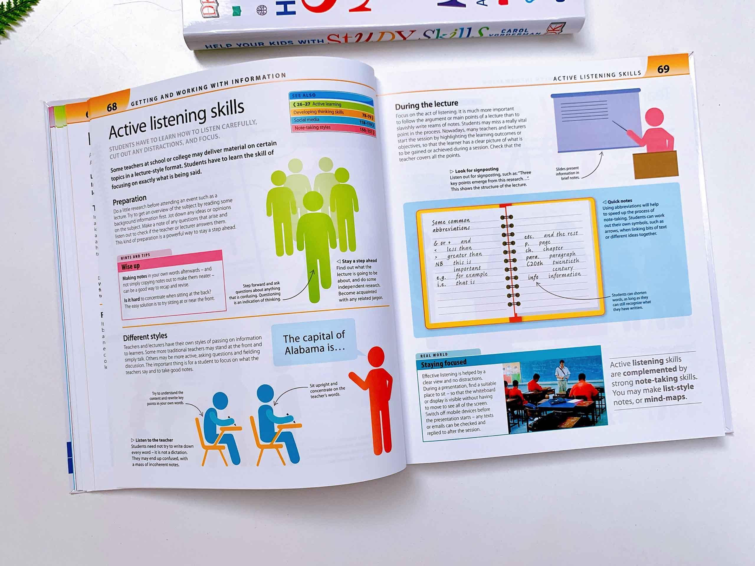 Help Your Kids with Study Skills: A Unique Step-by-Step Visual Guide