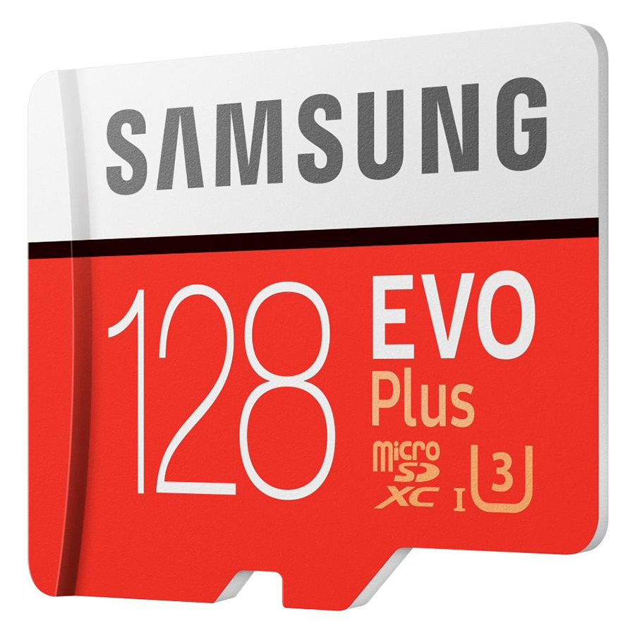 Thẻ Nhớ Micro SD Samsung Evo Plus 128GB U3 Class 10 - 100MB/s (Kèm Adapter) - Hàng Chính Hãng