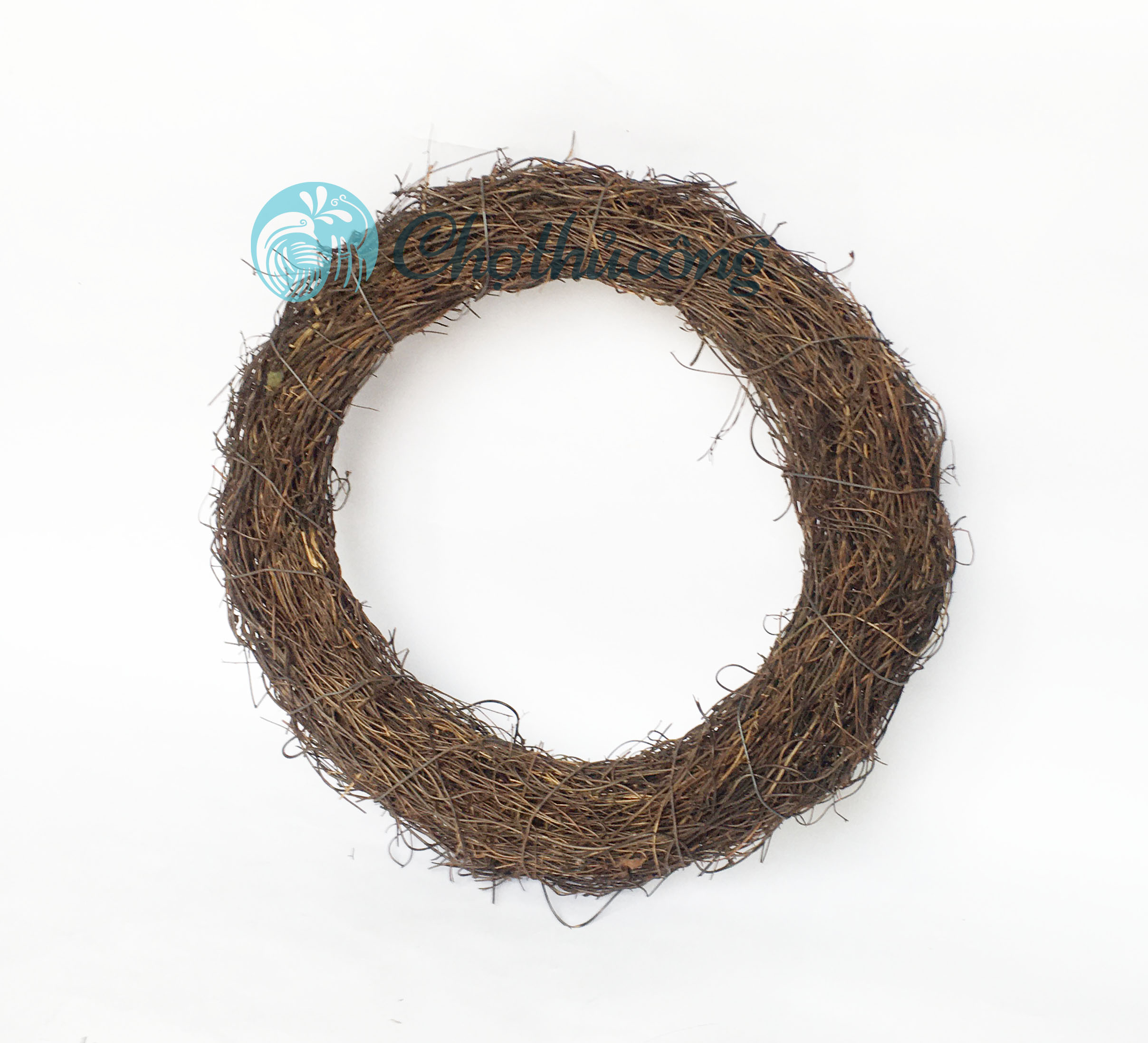 Vòng dây rừng tự nhiên làm vòng nguyệt quế, vòng hoa treo cửa, vòng hoa giả trang trí noel decor giáng sinh