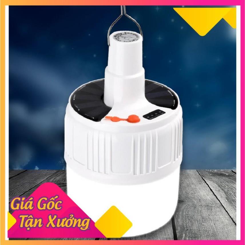 Bóng Đèn Buld Tích Điện V51 Siêu Sáng 2 Chế Độ Sạc Pin Và Năng Lượng Mặt Trời TP'S