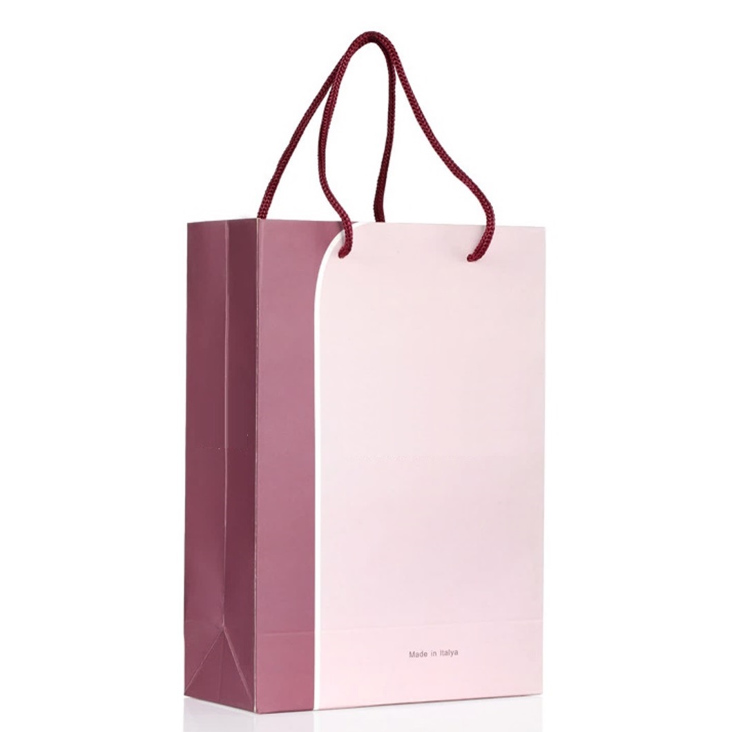 Combo 20 túi giấy đựng mỹ phẩm cứng đẹp (màu hồng)