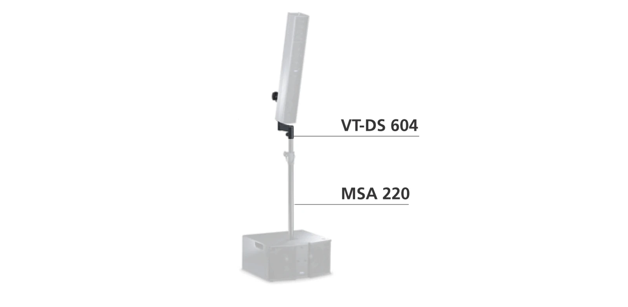VT-DS 604 Giá treo gật gù cho loa Vertus CLA 604 FBT-HÀNG CHÍNH HÃNG