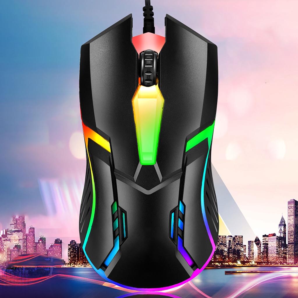 Chuột Chơi Game S1 Có Dây Và Đèn Rgb 1600dpi Chống Sốc Cho Văn Phòng