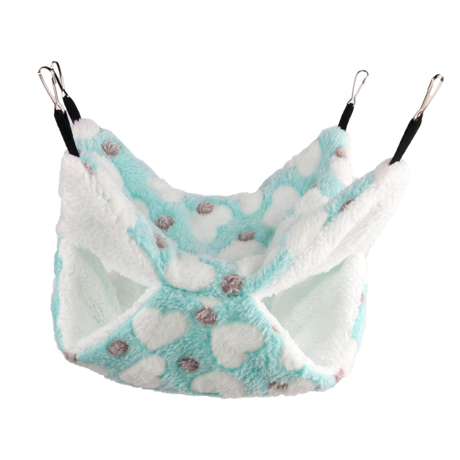 Hamster Hammock Bed Bedding Double Layer Soft Nest for Small Pet Squirrel Ferret