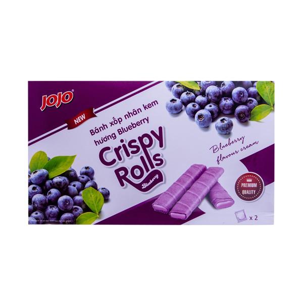 BÁNH XỐP ỐNG JOJO NHÂN BLUEBERRY 150G x 6 HỘP