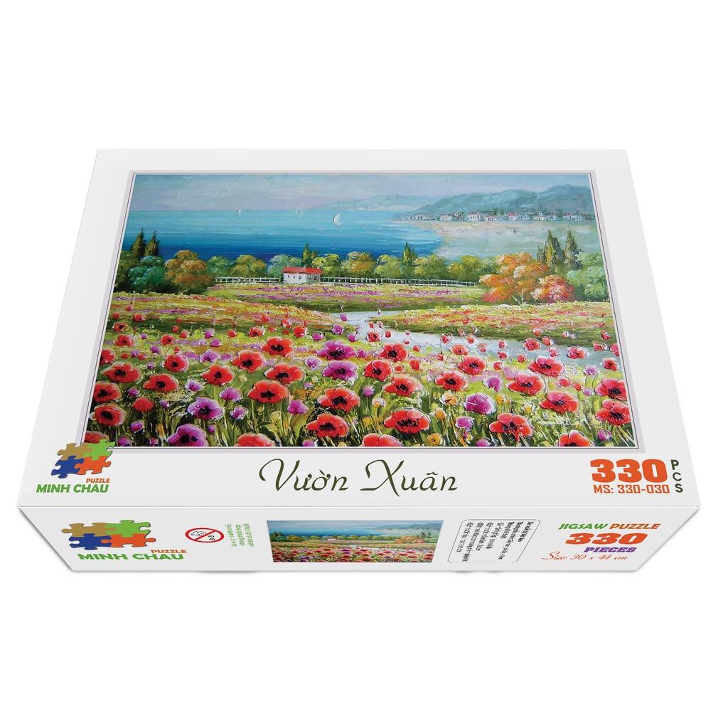 Bộ ghép hình hộp 330 mảnh-Vườn Xuân