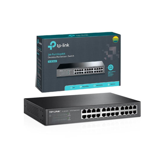 Thiết bị chuyển mạch Switch TP-Link TL-SG1024D 24 Port 1GB - Hàng Chính Hãng