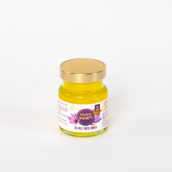 Yến Sào Thượng Vy Yến chưng với Saffron Cao Cấp , Lọ 80ml, Giúp Phụ Nữ Có Làn Da Căng Mịn, Giảm Nếp Nhăn, Tăng Cường Sức Khỏe