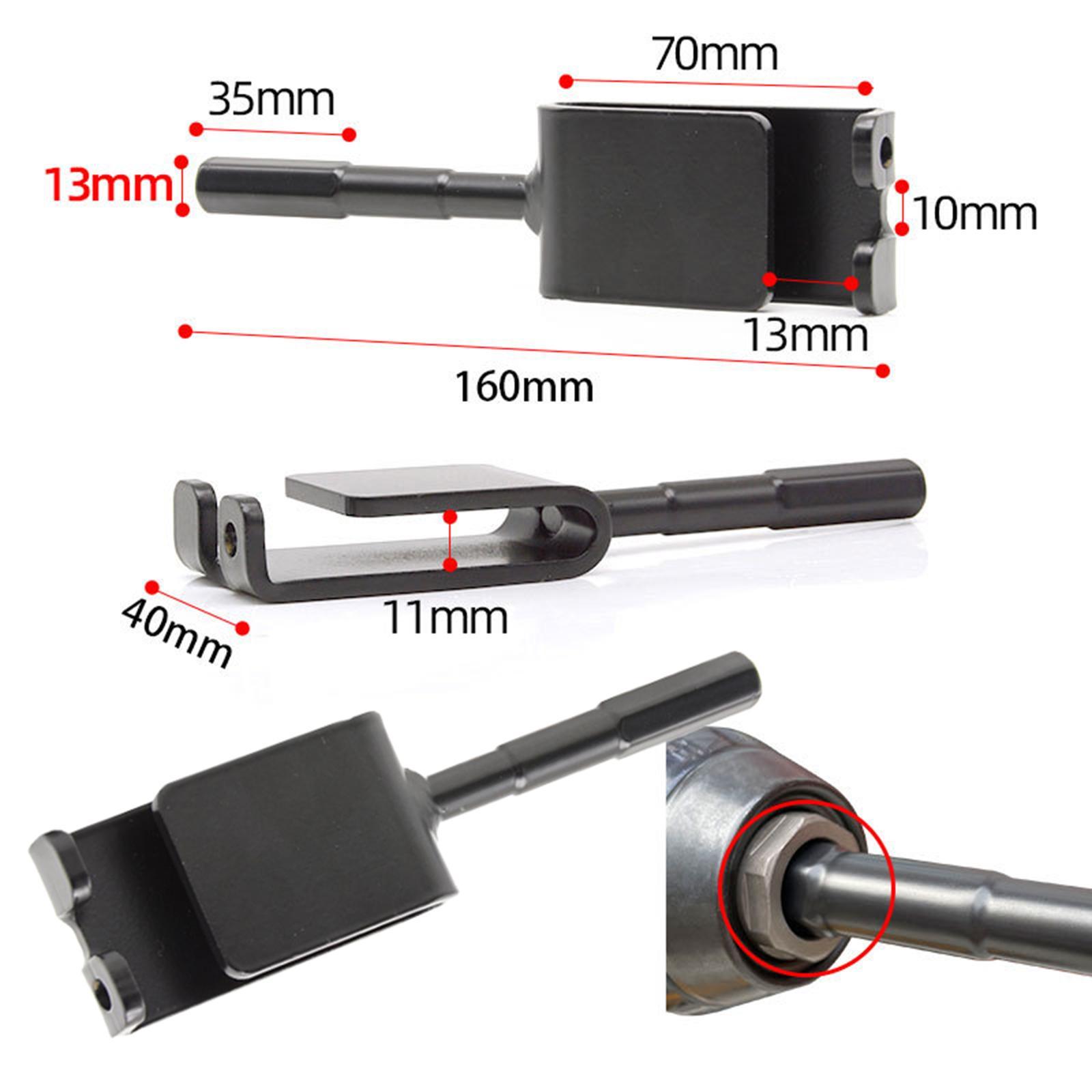 2pcs Ice Anchor Power Drill Adapter Practical Nail Bracket Clam Anchors