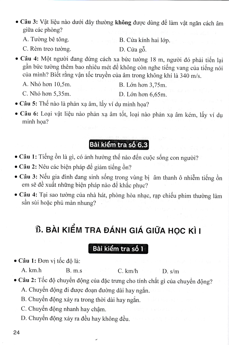 Sách tham khảo- Đề Kiểm Tra, Đánh Giá Vật Lí 7 - Khoa Học Tự Nhiên (Bám Sát SGK Kết Nối Tri Thức Với Cuộc Sống)_HA