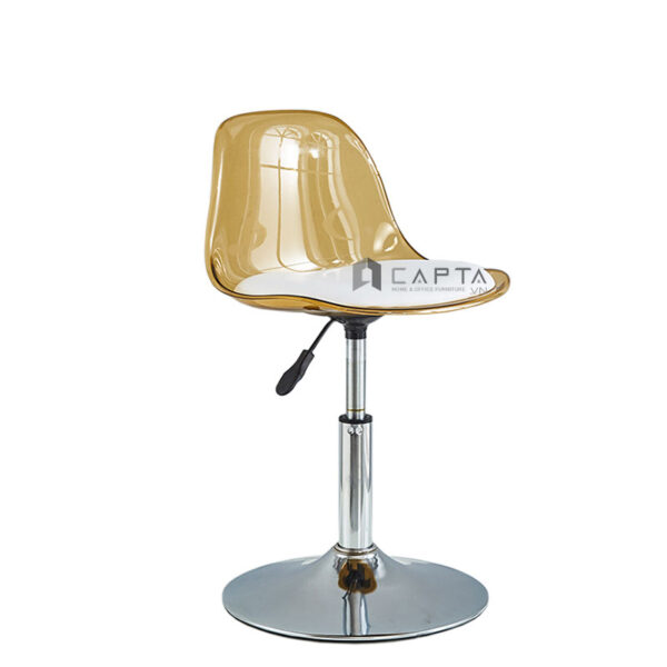 Ghế tiếp khách thân nhựa trong chân nâng hạ CB2201-1PC Nội thất Capta