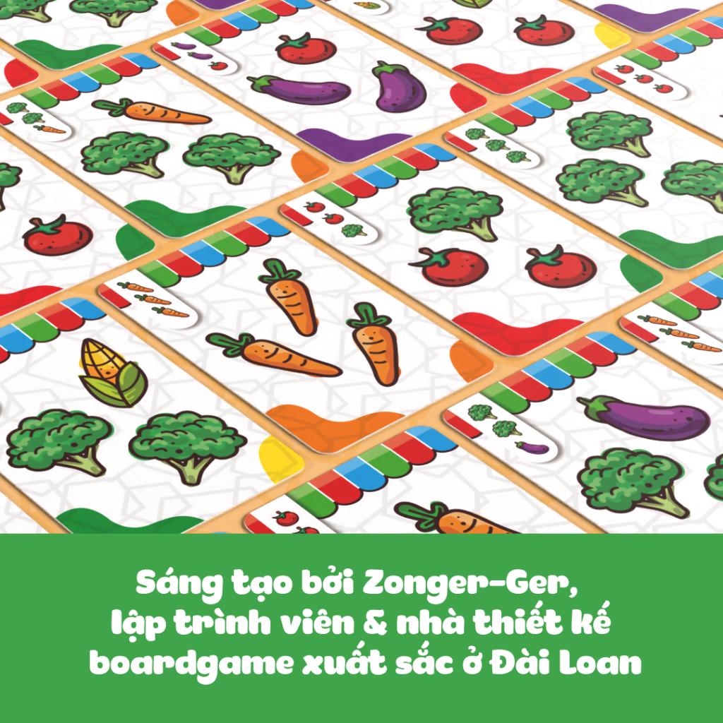 Trò chơi Board game Thương Vụ Rau Củ siêu vui, chơi cực cuốn dành cho 2-6 người | Boardgame VN