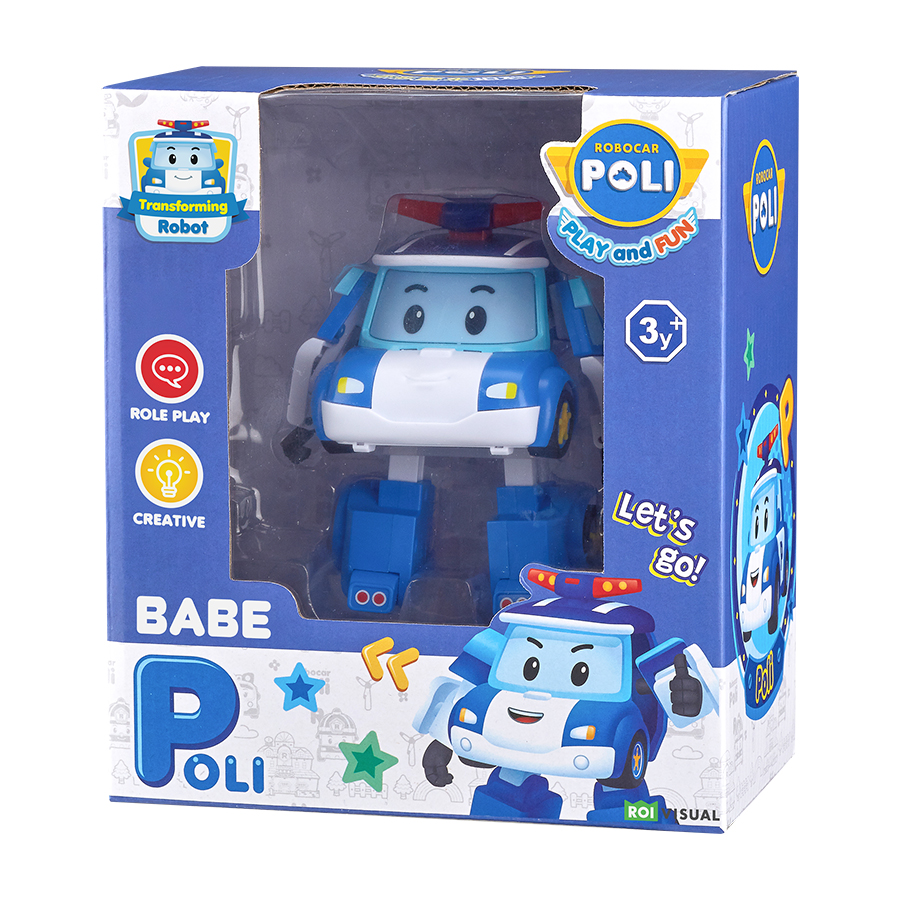 Đồ Chơi Robot Biến Hình Xe Cảnh Sát Babe Poli ROBOCAR POLI ZR916