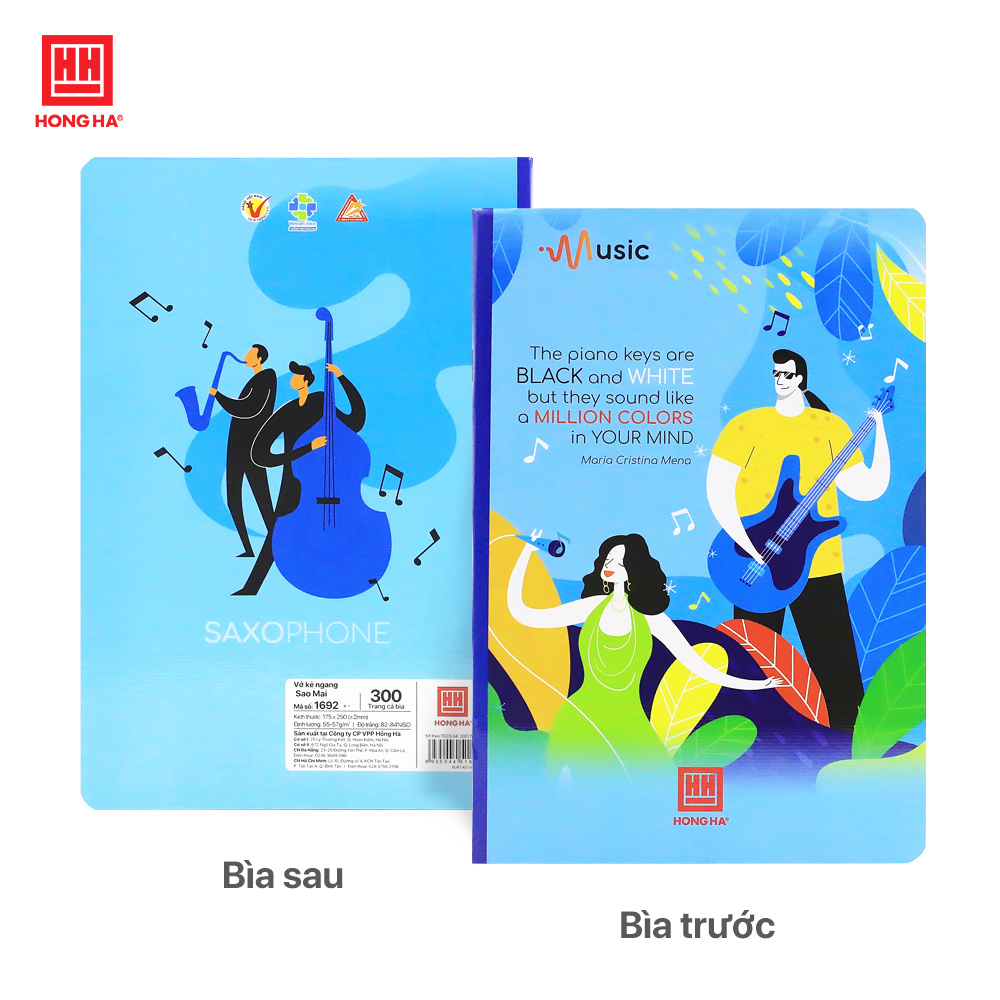 Vở kẻ ngang 300 trang Sao Mai Music - 1692