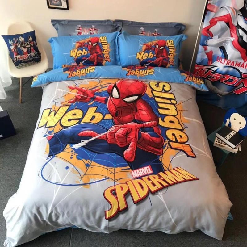 Set Cotton 3D Disney Hàng Nhập Khẩu Cao Cấp 100% Cotton Mẫu IRON MAN