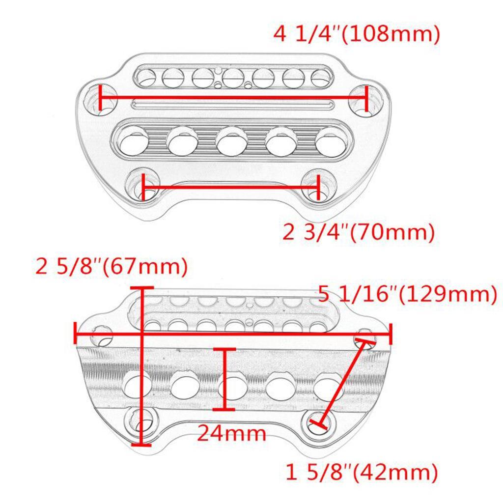 Black Indicator Light Top Clamp Fits for  95   New