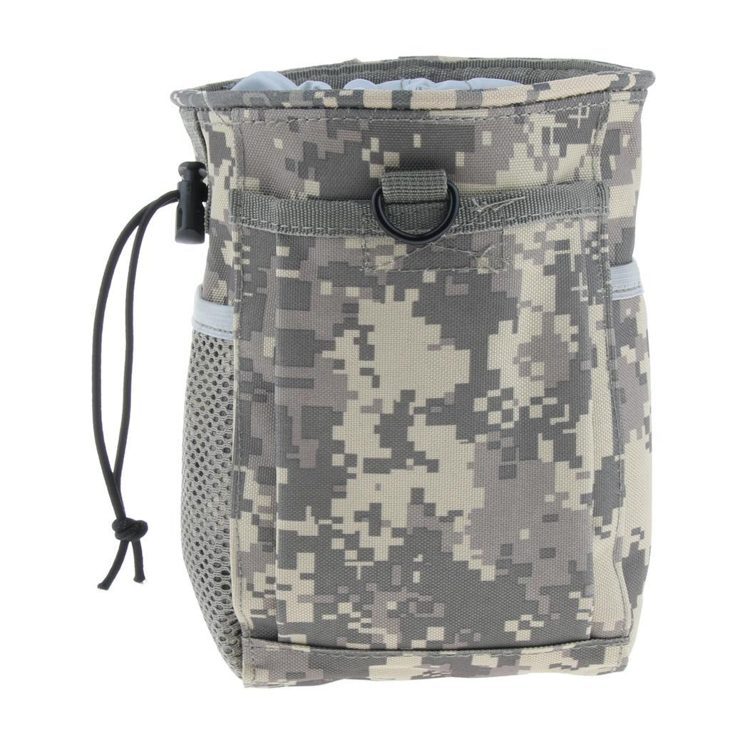 Drawstring Camping Bag Outdoor Recycling Organizer Storage Pouch Black