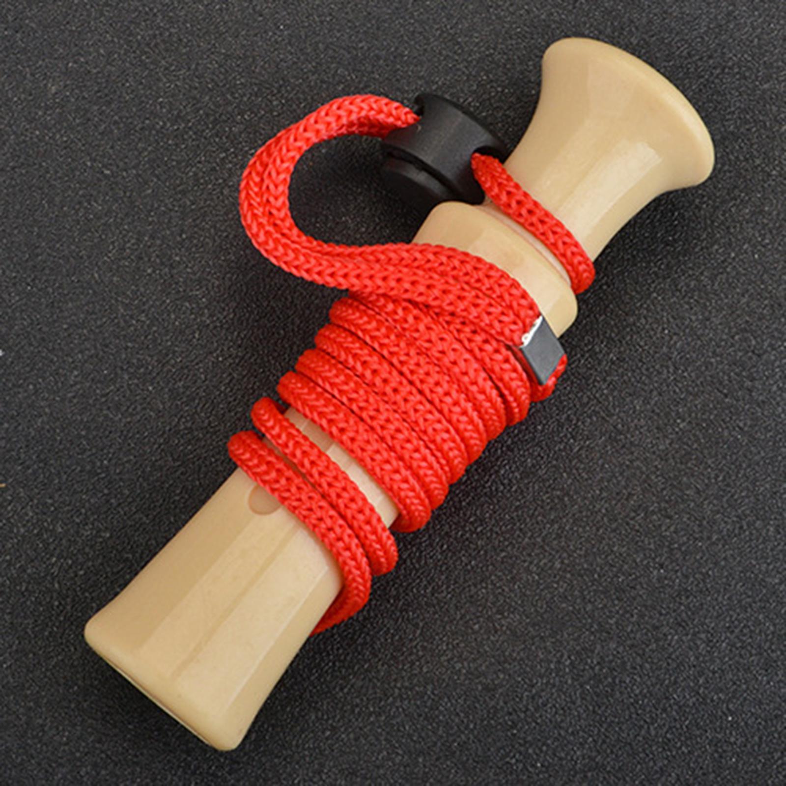 Duck Call Whistle with Rope Decoy Gear Hunting Outdoor Tool