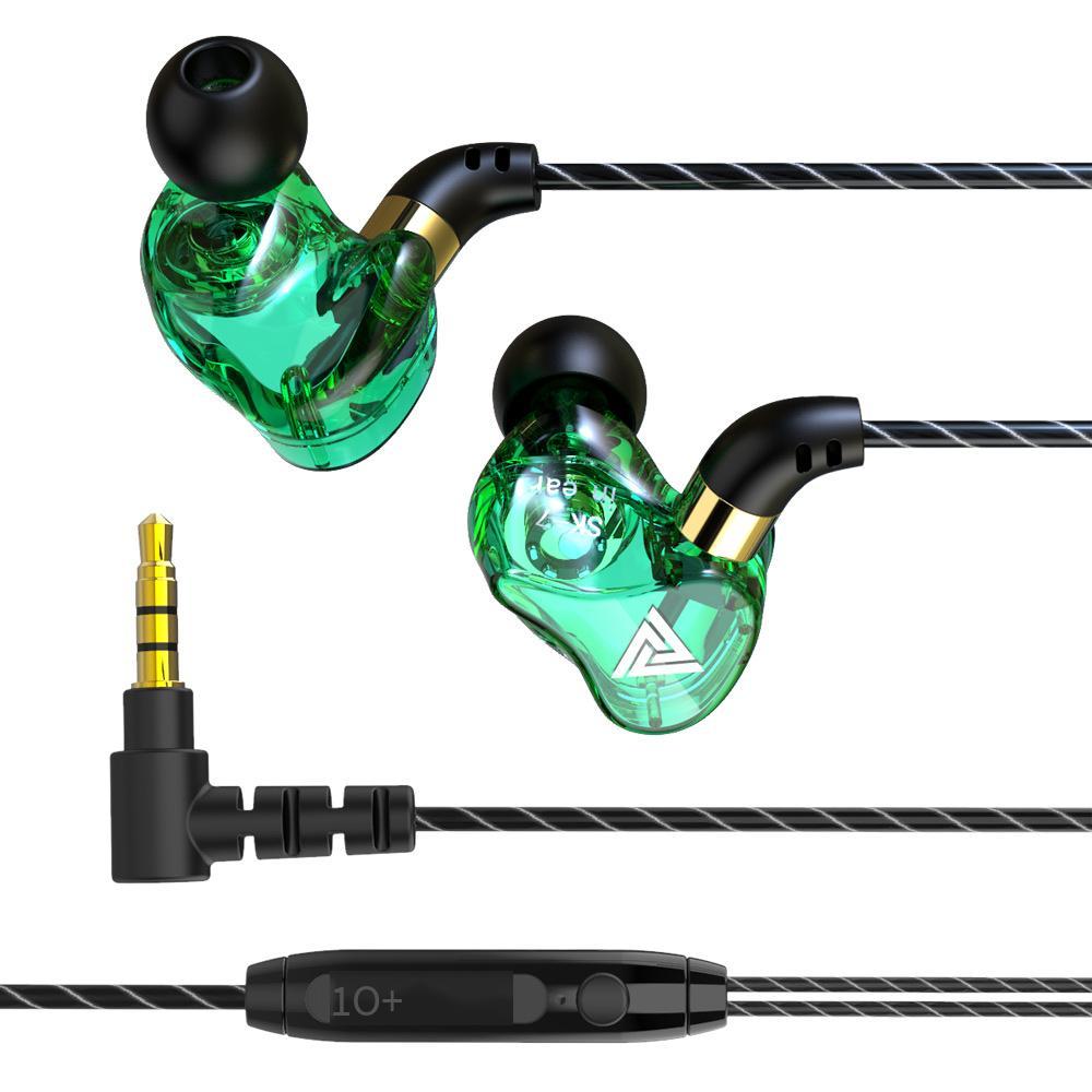 Khuyến mại QKZ SK7 In-Ear Tai nghe Dynamic Tai nghe Nút tai có dây HIFI Nghe Tai nghe Chơi game DIY Tai nghe trò chơi