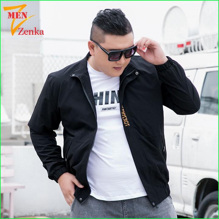 Áo khoác gió nam bigsize form rộng cho người mập người béo