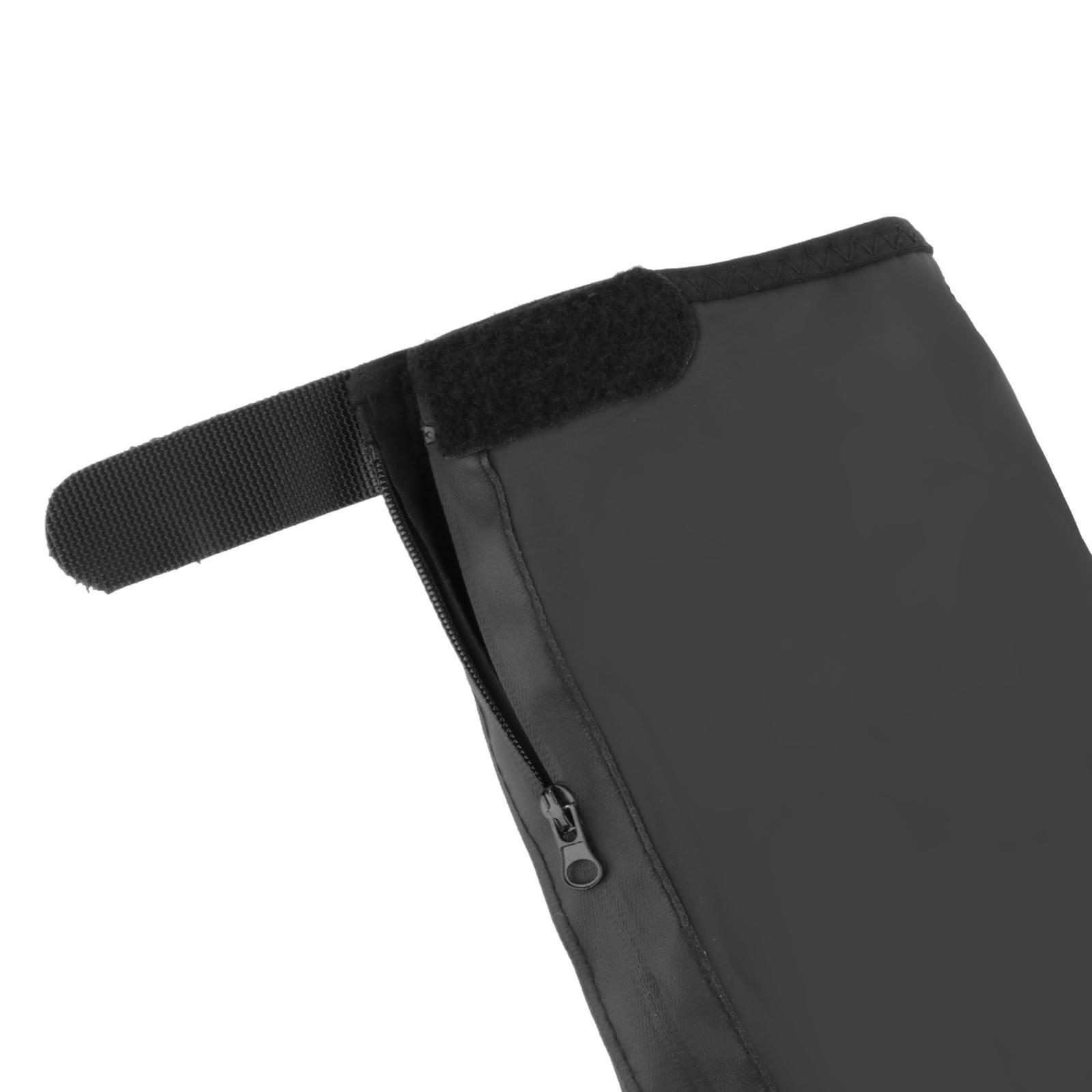 Fleece Cycling Shoe Covers Thermal  Cycle Overshoes Black Red M