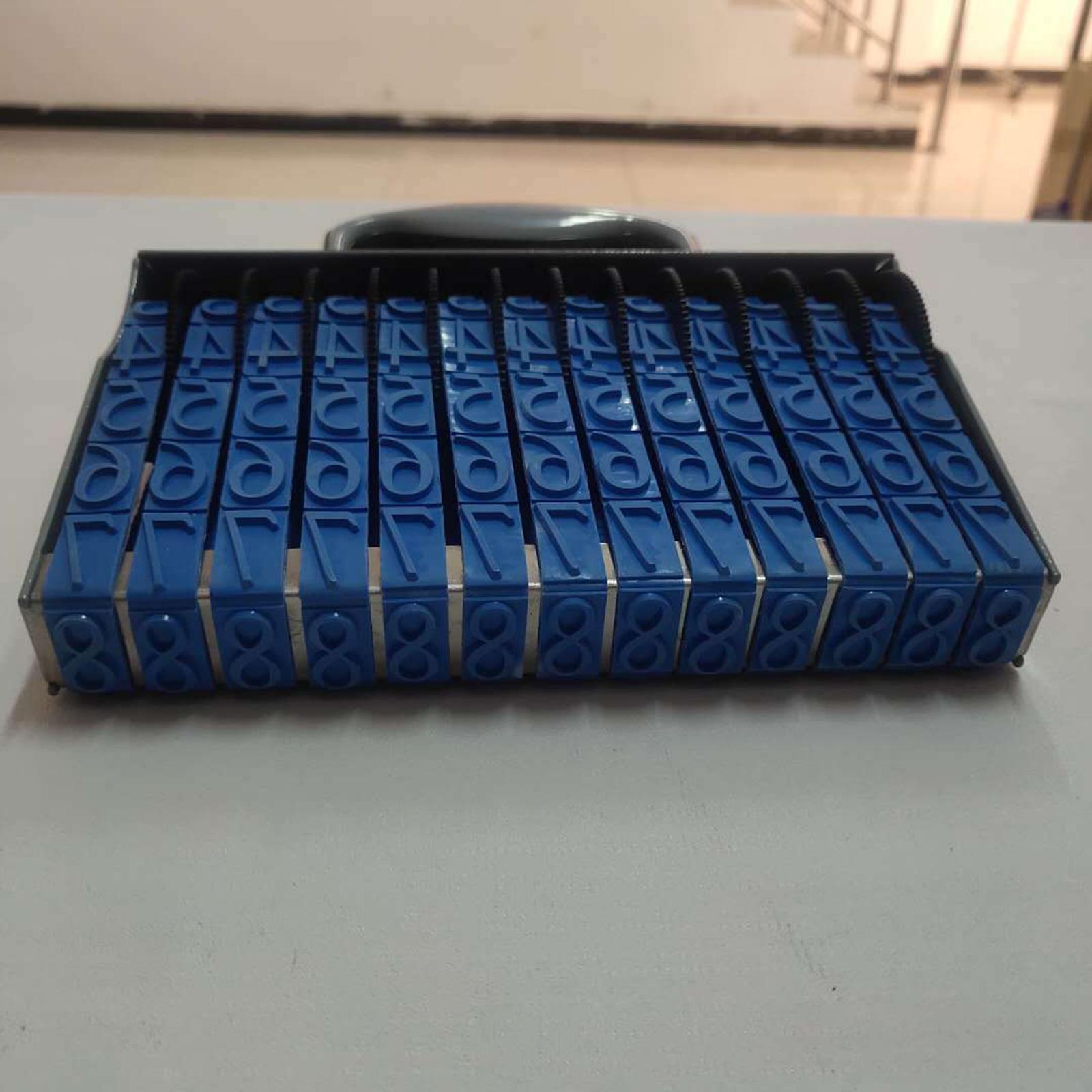 13 digits Rolling Wheel Number Stamp Number Stamp Multifunctional Wheels Rollers Equipment Date Stamp Rubber Stamp for Card Making DIY Craft