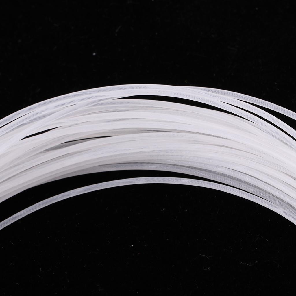 2-15pack 12m Tennis Racket Racquet String High Elastic Thread Line White