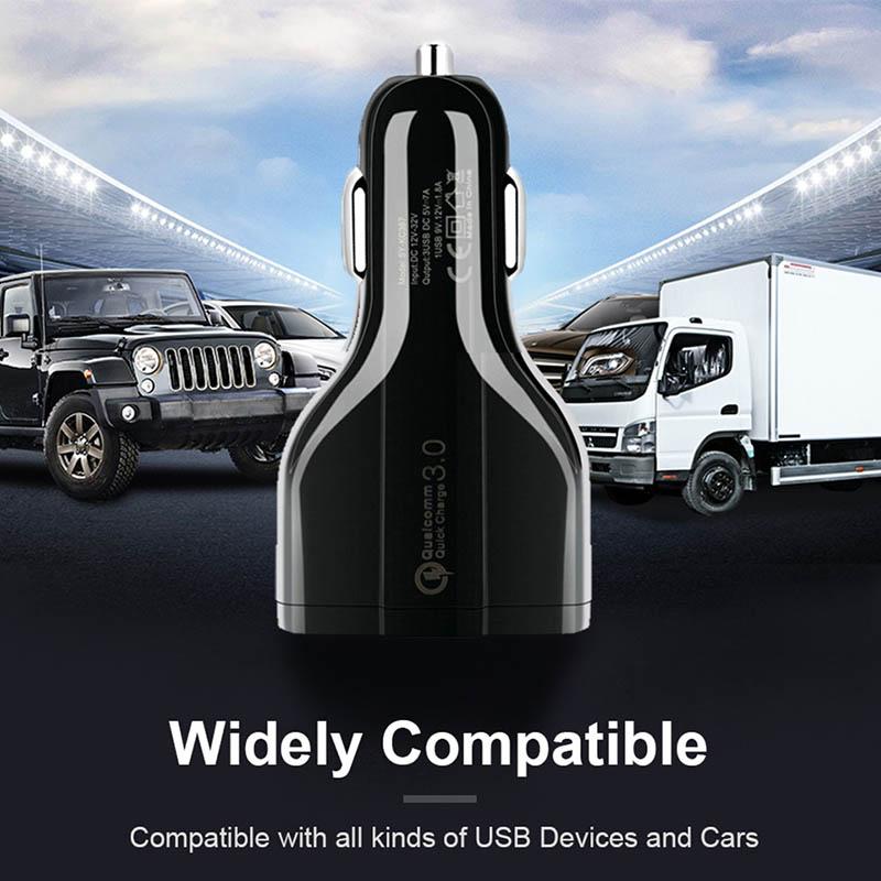 Củ sạc nhanh QC 3.0 3 cổng USB 3.0 cho điện thoại