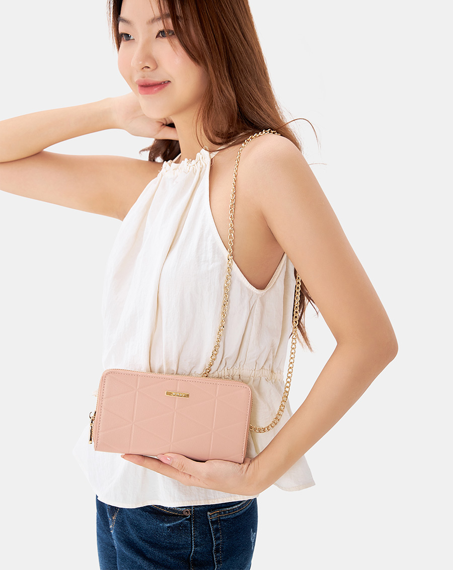 Ví Nữ Thời Trang JUNO Dập Hoạ Tiết VI209