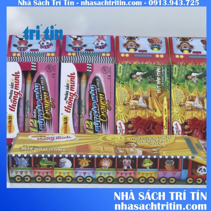 Bút sáp TL màu Colokit 12 màu CR-C022 và 24 màu CR-C021