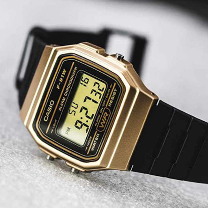 Đồng hồ Casio nam F-91WM-9ADF dây cao su