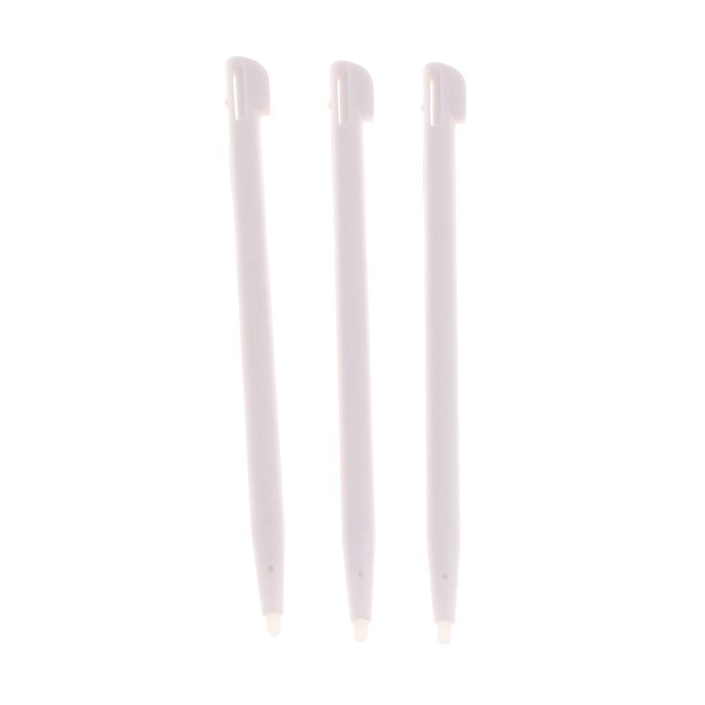 6pcs Slot in Touch Screen Pen Stylus Resistive for Nintendo 2DS White+Blue