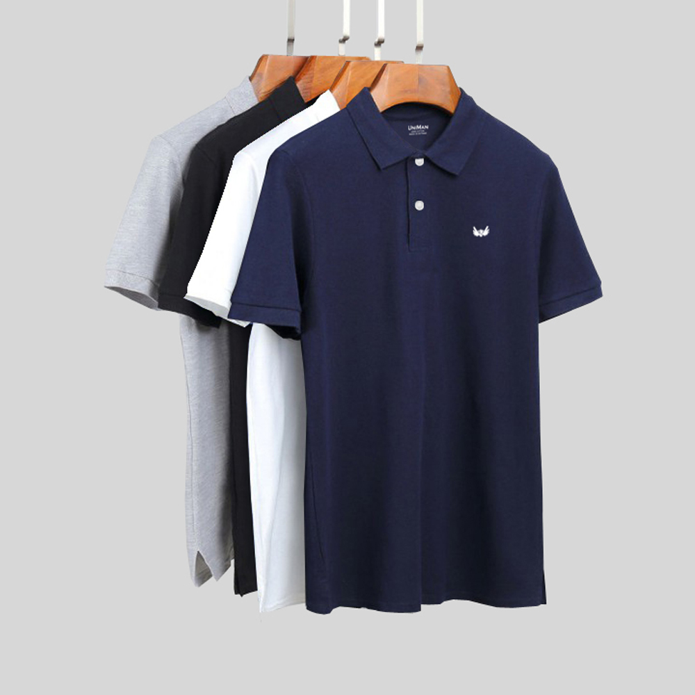 Áo thun nam polo ngắn tay, Logo THÊU,Chất Vải 100% Cotton cá sấu mềm mại, co giãn ,Cổ dệt cao cấp trẻ trung, nam tính