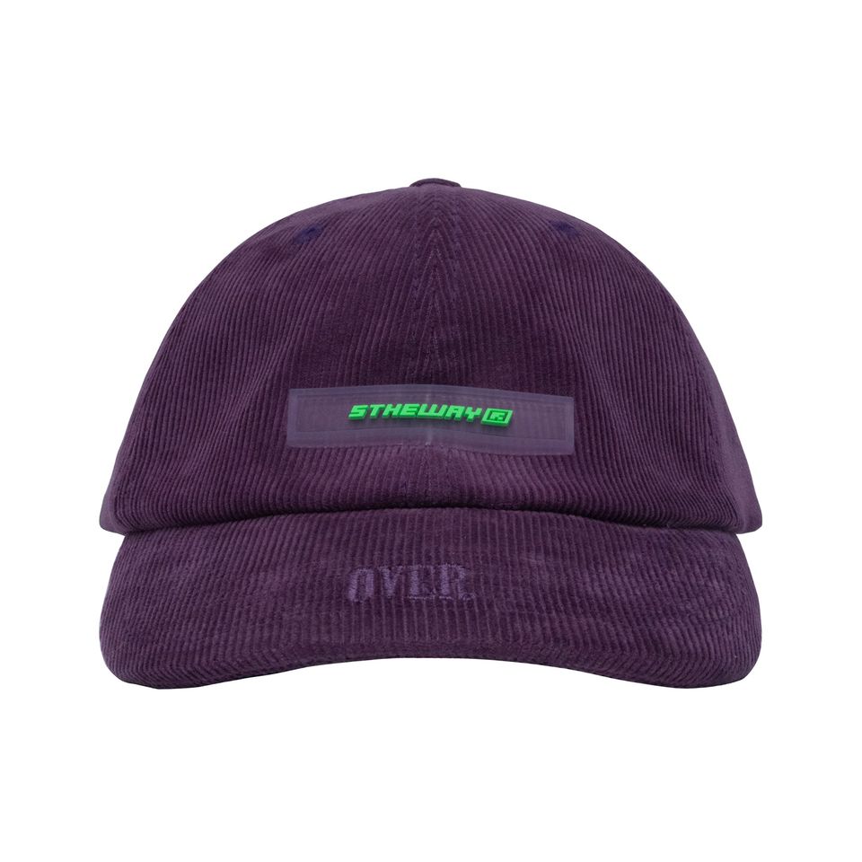 Nón Lưỡi Trai 5THEWAY Tím aka 5THEWAY /over/ Corduroy Dad Cap in PURPLE