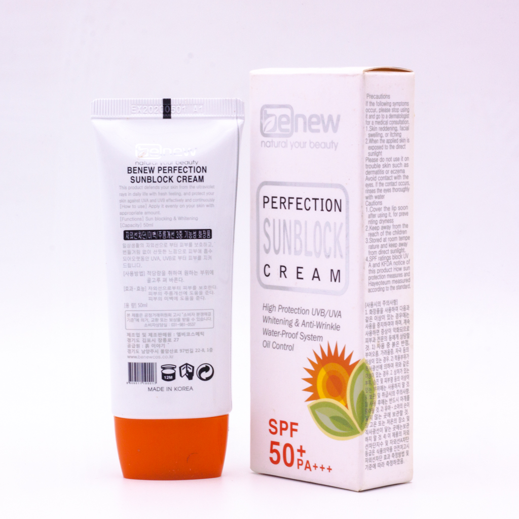 Kem chống nắng Hàn Quốc cho da khô Benew Perfection SPF 50 PA+++ (50ml)