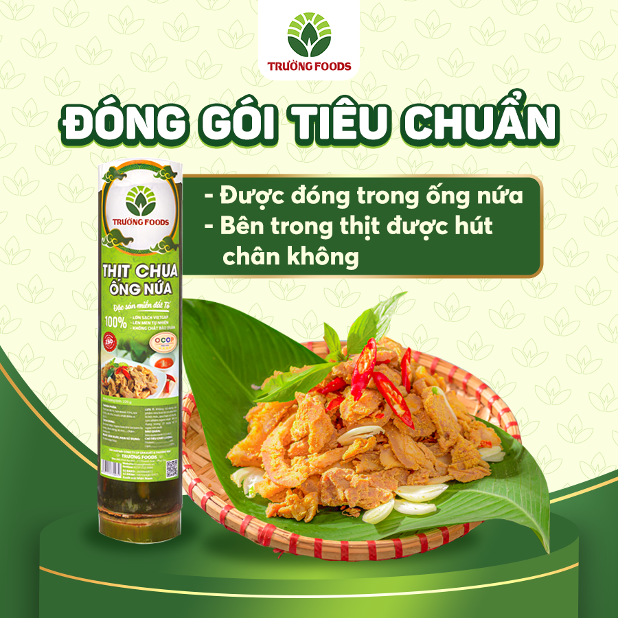 Thịt Chua Ống Nứa Truyền Thống - Thịt Chua Trường Foods 180g