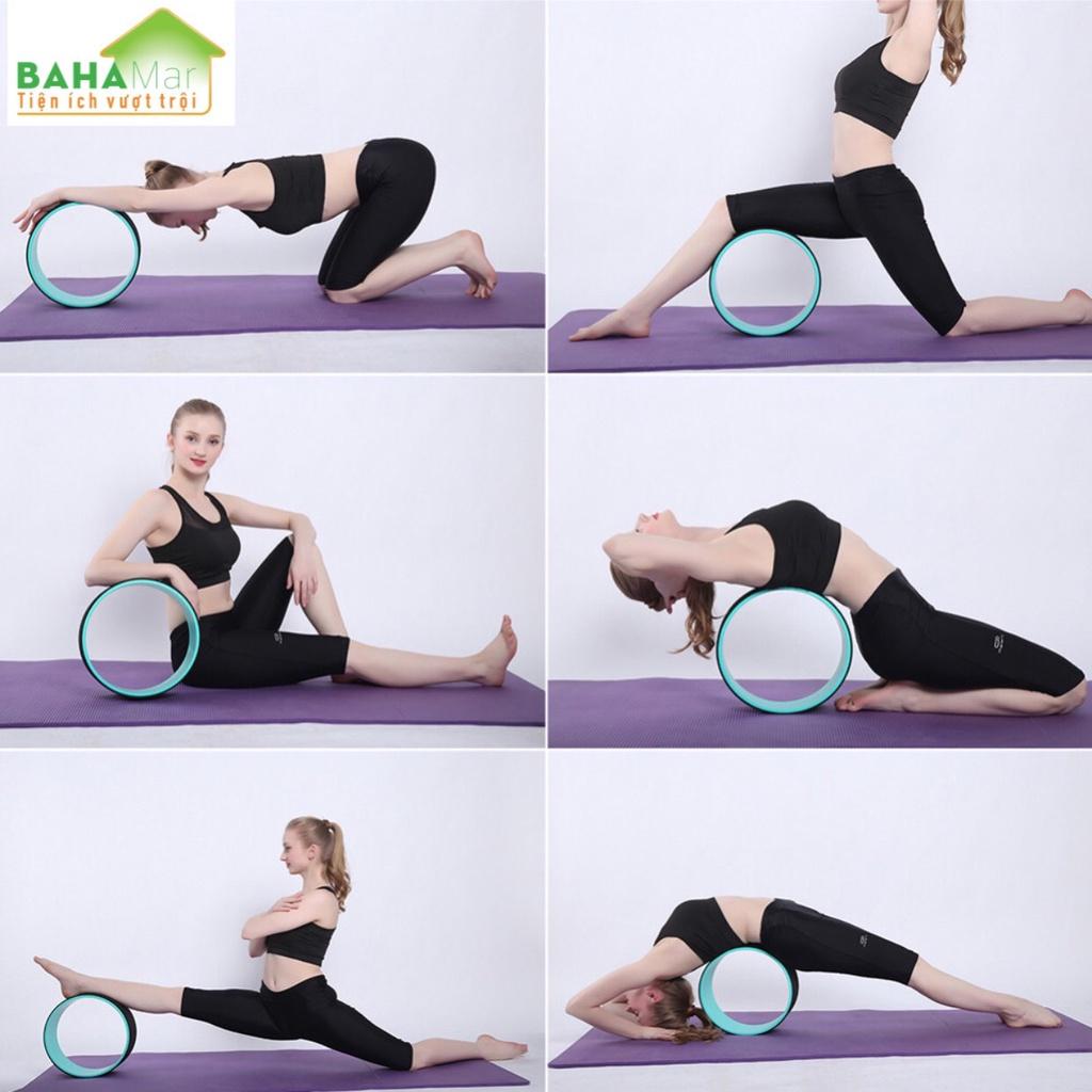 BÁNH XE YOGA - DỤNG CỤ TẬP HỖ TRỢ CÁC TƯ THẾ YOGA GIẢM ĐAU VÀ GIẢM EO  Hỗ trợ tập các tư thế Yoga trải dài