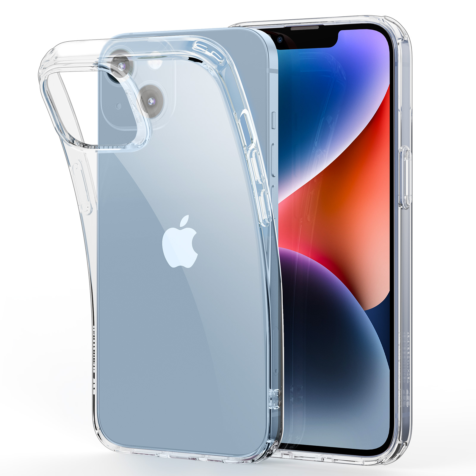 Ốp Lưng dành cho iPhone 14 Pro / 14 Pro Max/ 14/ 14 Plus/ ESR Project Zero Clear Case Trong Suốt Chống Ố Vàng - Kèm Combo Kính Cường Lực Màn Hình và Camera- Hàng Chính Hãng
