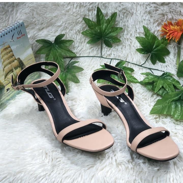 Hình ảnh Sandal cao gót nữ quai ngang hot trend 2020 trẻ trung 20824