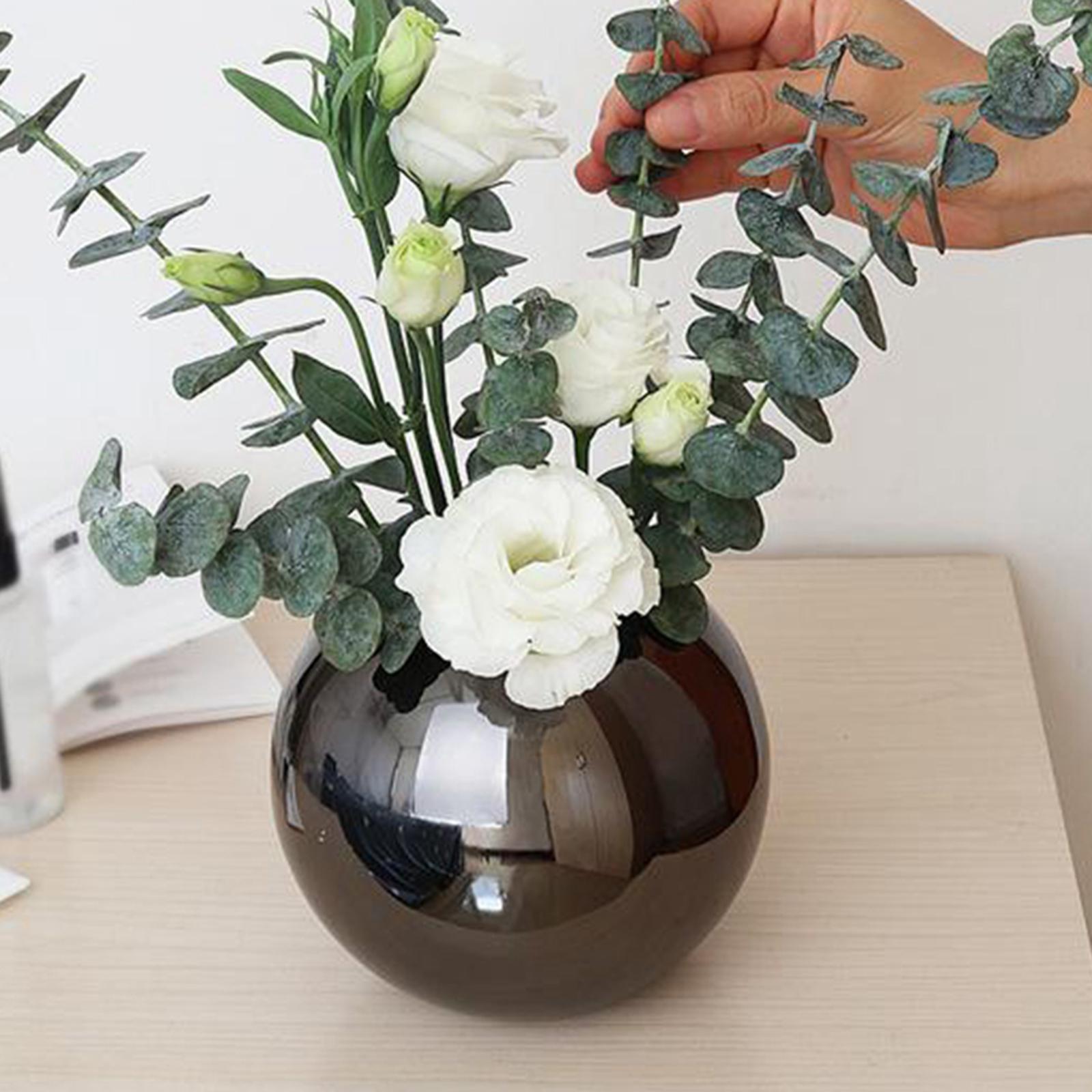 Stainless Steel Flower  Centerpiece  Wedding Gift for  Black