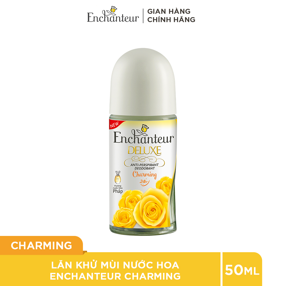 Lăn khử mùi nước hoa Enchanteur Charming/ Magic/ Romantic/ Sensation/Delightfull 50ml