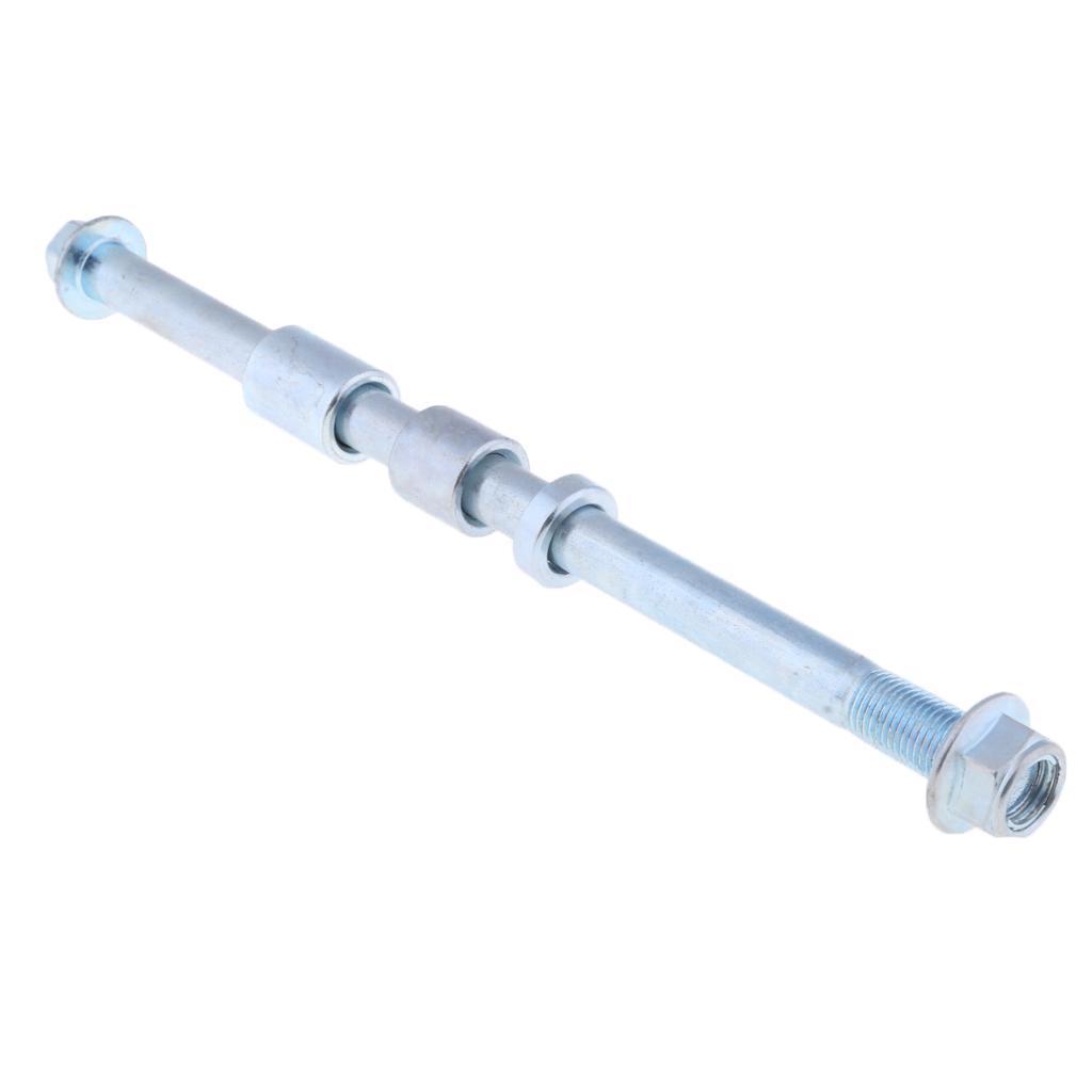 2X 12mm 230mm universal motorcycle bike front wheel rear wheel axle axle 3