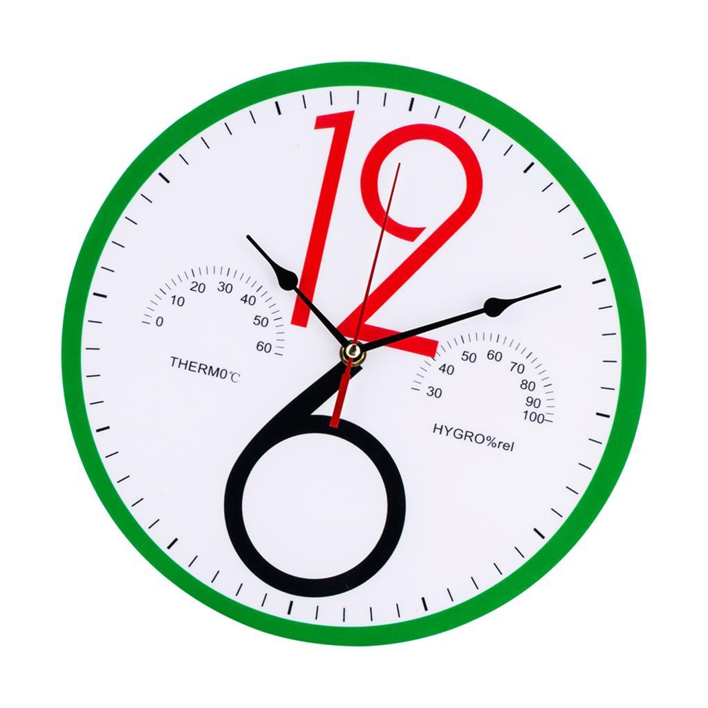 Vintage Style Round Wall Clock Retro Wall Decor for Living Room Bedroom